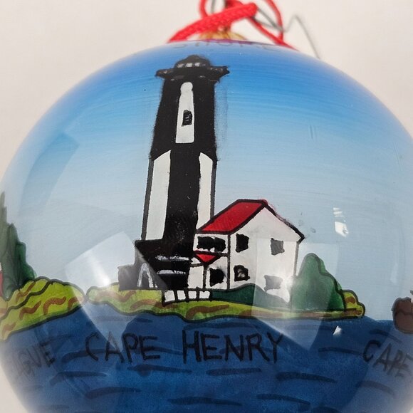 The Beachcombers Ornament Lighthouses Of The Eastern Shore Hand Painted Vintage - Picture 8 of 10